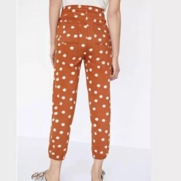 Anthropologie x Daily Practice Dot Motif French Terry Jogger Pants - Picture 2 of 10